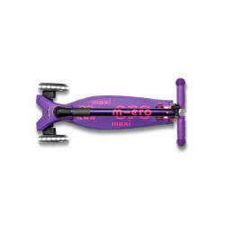 Trottinette Maxi  Deluxe pliable - Avec LED - Violet