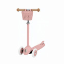 Trottinette enfant Eco - Banwood - Dusty Rose + Panier