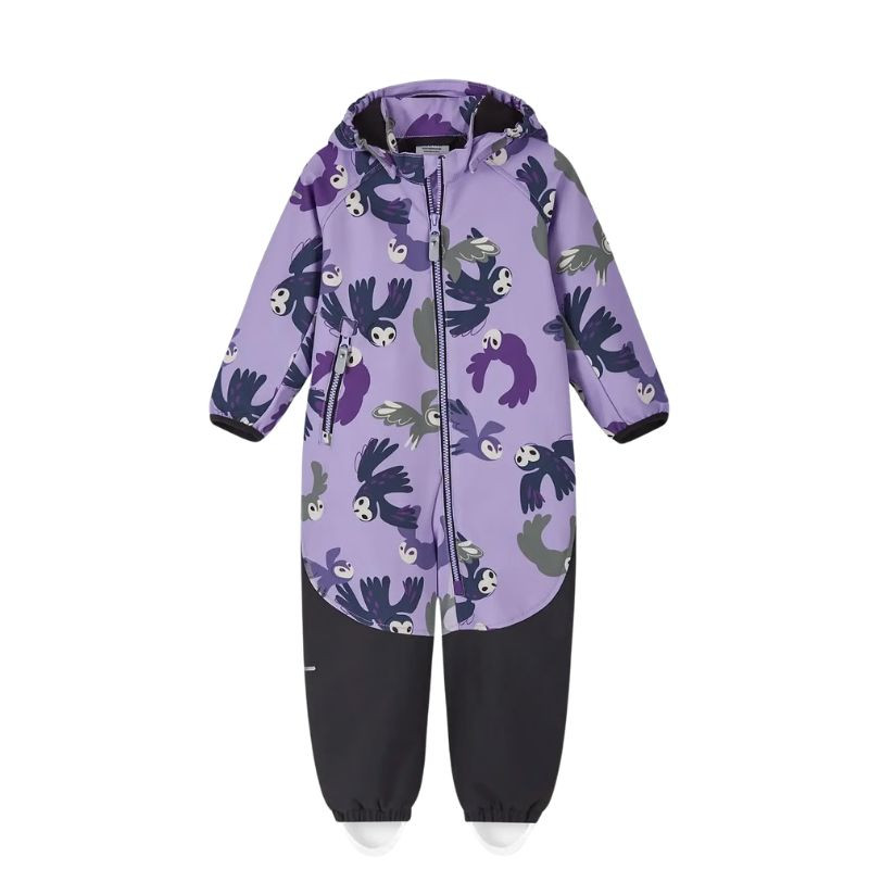 Combinaison softshell bébé Mjosa - Reima - Blooming Lilac bird