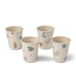 Lot de 4 gobelets Lana - Liewood - Tamtam