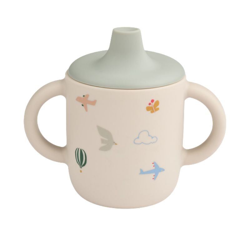 Tasse à bec en silicone Neil - Liewood - Flying / Sandy