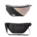 Grande sacoche banane HoïAn - MeroMero - Stone Grey/ Dark Grey / Sand