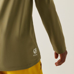 T-shirt thermique enfant - Consist II Core - Dare2B - Martini Olive logo