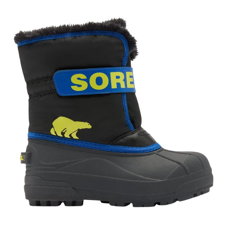 Botte de neige enfant Sorel Snow Commander - Noir, Azul