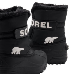 Botte de neige enfant Sorel Commander - Black, sea salt