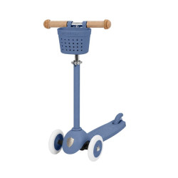 Trottinette enfant Eco - Banwood - Deep sea + Panier