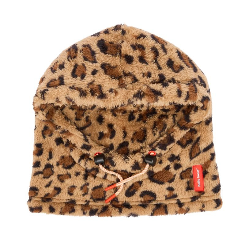 Cagoule polaire bébé Warmy - Hello Hossy - Leopard