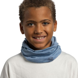 Tour de cou enfant en laine Merinos - BUFF - Lake Blue