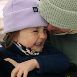 Bonnet enfant Polar Prints - Buff