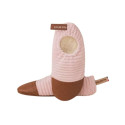 Chaussons souples intérieur enfant - Les Pas Petits - Les petits velours - Rose pâle