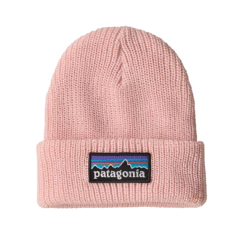 Bonnet Baby Logo Beanie - Patagonia - P-6 Logo : Sunlit Pink