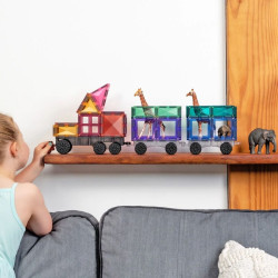 Jeu de construction magnétique Pastel Transport Pack  pièces - Connetix