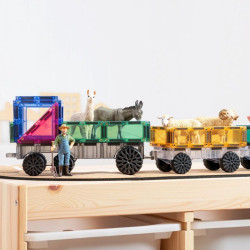 Jeu de construction magnétique Pastel  Pack 50 pièces - Connetix