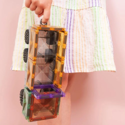 Jeu de construction magnétique Transport Pack 50 pièces - Connetix