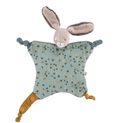 Doudou Lapin - Trois Petits Moulin Roty - Sauge