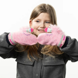 Moufles enfant Unicorny - Barts Pink