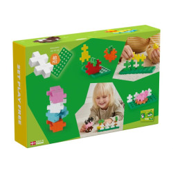 Puzzle enfant BIG 40 pcs - Plus-Plus - activité Ferme