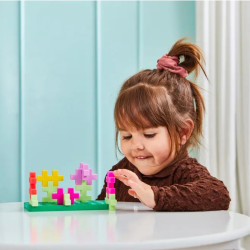 Puzzle enfant BIG 40 pcs - Plus-Plus - activité Fleurs