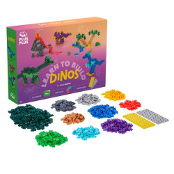 Puzzle Kit Découverte Dinos 600 pcs - Plus-Plus