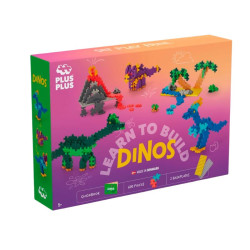 Puzzle enfant Kit Découverte Dinos 600 pcs - Plus-Plus