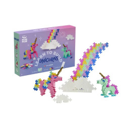 Puzzle enfant Découverte Licornes 275 pcs - Plus-Plus