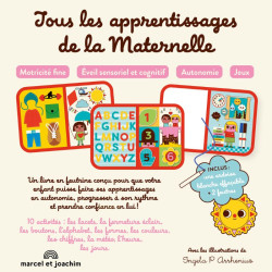 Livre d'activités Mon livre d'apprentissages Montessori  et Joachim