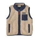Polaire sans manche bébé Baby Retro-X - Patagonia - Dark Natural - New Navy