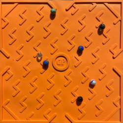 Parcours à billes - Game Plak - Eclairs Orange