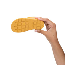 Bottes de pluie enfant barefoot Yogi - Igor - Amarillo semelle