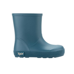 Bottes de pluie enfant barefoot Yogi  - Petroleo
