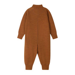 Combinaison bébé en laine merinos - Reima - Cinnamon brown