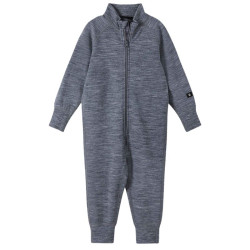 Combinaison bébé en laine merinos - Parvin - Reima - Melange grey