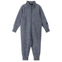 Combinaison bébé en laine merinos - Parvin - Reima - Melange grey
