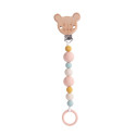 Attache-tétine bois et silicone - Moulin Roty - Souris - La petite école de danse