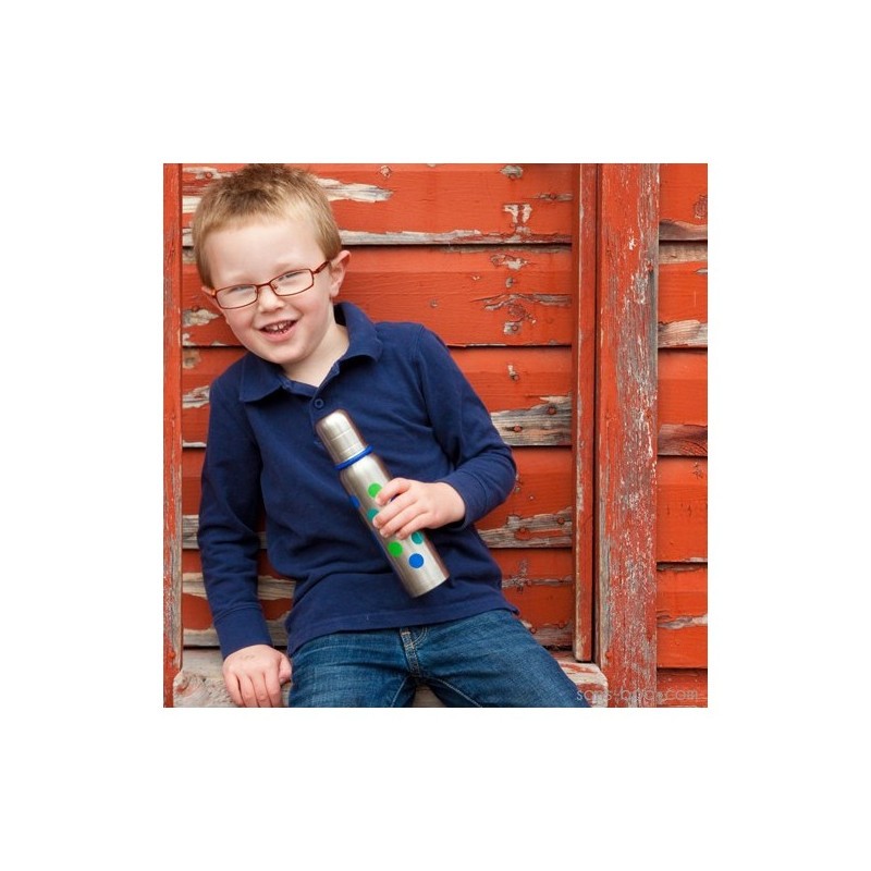 Biberon Inox Isotherme Organic Kidz 270ml goulot étroit - Princesse