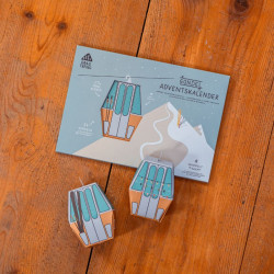 Calendrier de l’avent DIY  - Télécabines - Roadtyping - Orange - Edition Limitée