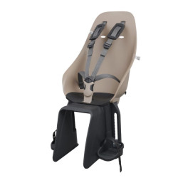 Siège vélo arrière Urban Iki - Fixation porte bagage - Beige / Noir