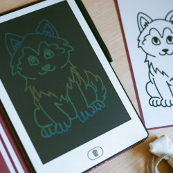 Tablette à dessin Kidydraw Mini - Pets - Kidywolf chien