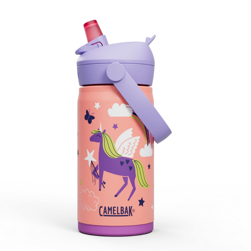 Gourde isotherme enfant Thrive Flip Straw Kids VSS - Camelbak - Dark Purple Licorne