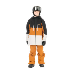 Veste de ski enfant Cossmo - Picture Organic Clothing - Coffee