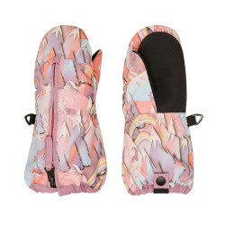 Moufles de ski enfant Snows Up - Roxy - Coral Chic Papercut
