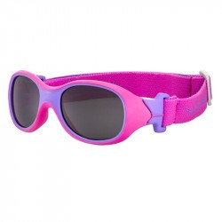 Lunettes de soleil bébé sans branche Chouka de Cébé - Rose et Lavande