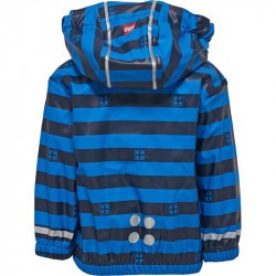 Veste imperméable garçon Lego - bleu