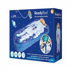Matelas Gonflable enfant avec sac de couchage intégré - ReadyBed Bleu