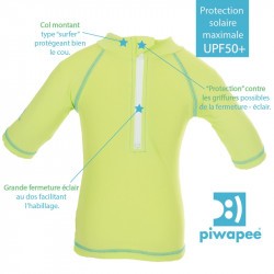 Top lycra bébé anti-UV Piwapee - Ecureuil