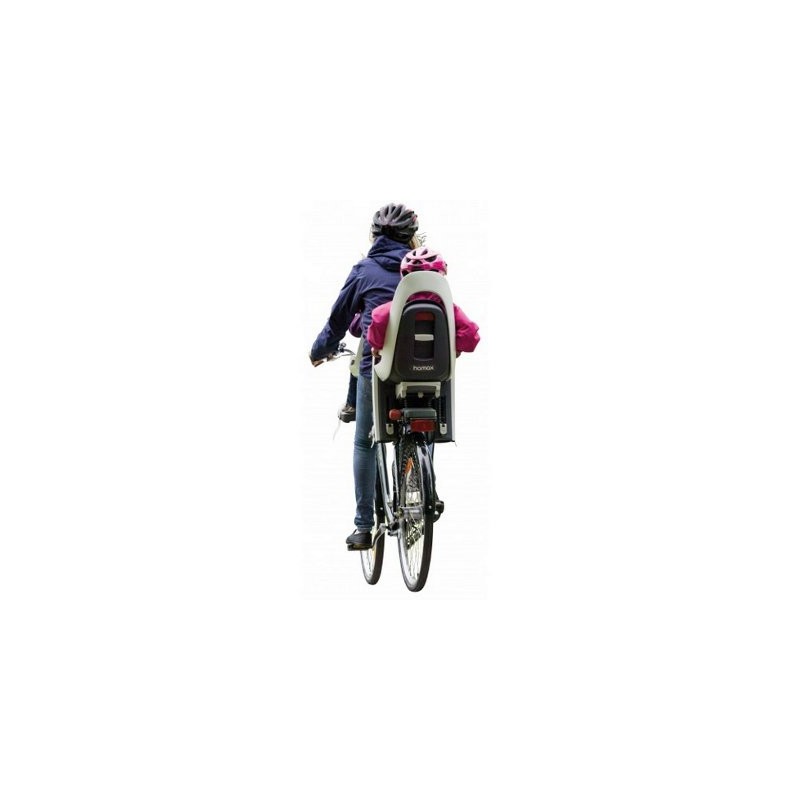 Hamax Caress Siège De Vélo Enfant Premium - Dossier Réglable, Inclinaison 20° & Fixation Cadre Sécurisée