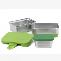 3 in 1 Splash Box - Bento inox - ECOlunchbox