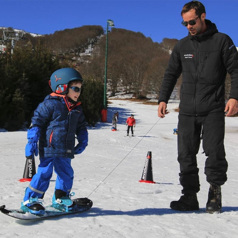 Burton Riglet Câble Enrouleur Snowboard Enfant Noir - Poignée Ajustable Pour Planches 70 à 110 Cm