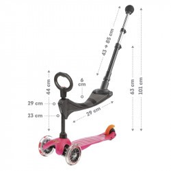 Trottinette évolutive Micro mini 3 en 1 push - Dès 1 an