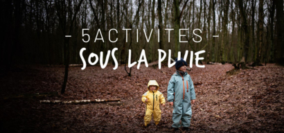 5 idées d'activités d'extérieur sous la pluie avec les enfants